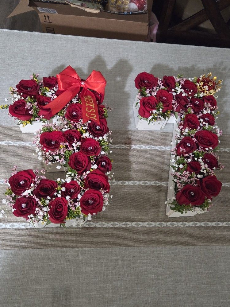 Number Flower Bouquet
