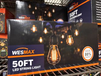 50 FT LED String Lights Plug-in Electric 💡