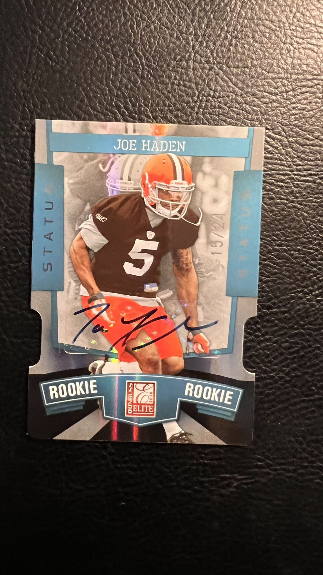 Joe Haden Autographed Rookie Card