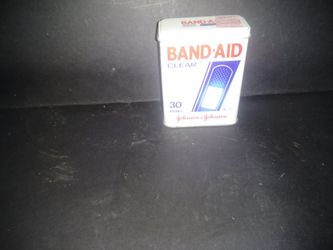 Band-aid box metal empty