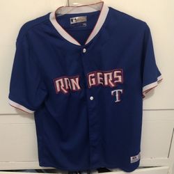 Texas Rangers BOYS Size Large Jersey