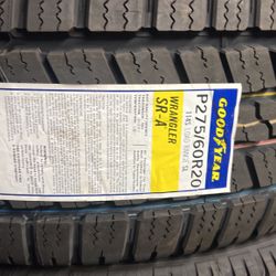275/60/20 Goodyear Wrangler SRA
