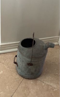 Antique galvanized metal watering can!!!