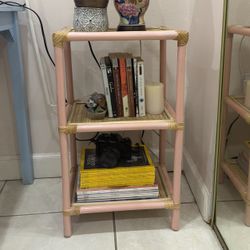 Small Rattan Accent Table