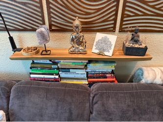 Solid Wood - Floating shelf w/ living edge