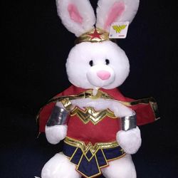 GUND DC Wonder Woman Plush Stuffed Rabbit in Wonder Woman Outfit 18 in