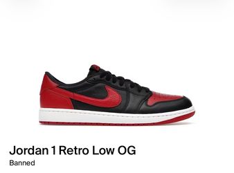 Jordan 1 Retro Low OG “Banned”