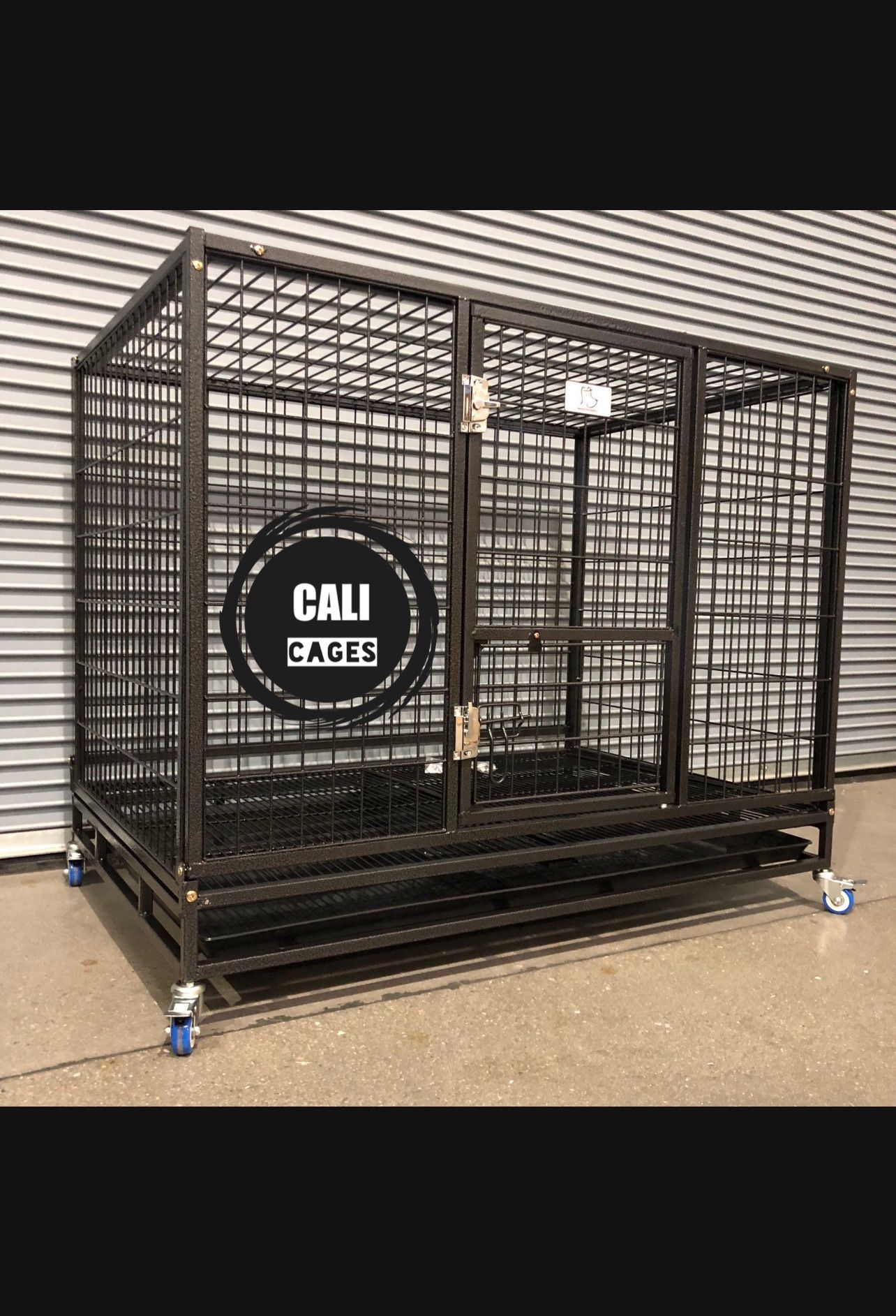 Dog Pet Cage Kennel Size 43” Large Fodling New In Box ? 