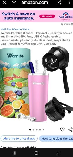 Portable blender by Warmife