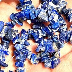 21” Strand Of Lapis Lazuli Nuggets