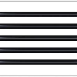 16x10 Modern AC Vent Cover - Decorative White Air Vent - Standard Linear Slot Diffuser - Register Grille for Ceiling, Walls & Floors - Texas Buildmart