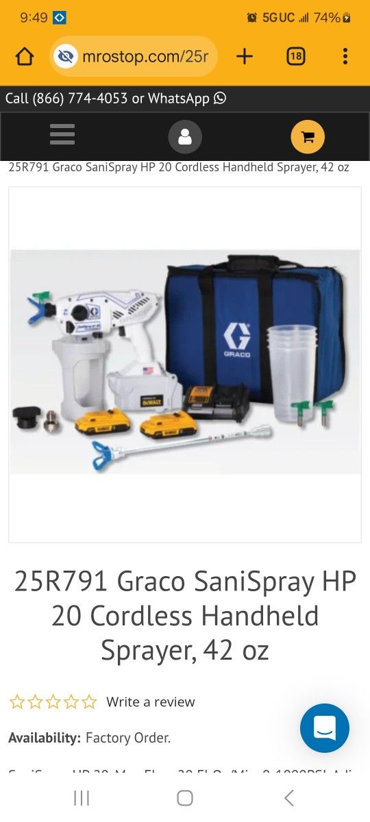 Graco Sprayer