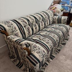 vintage couch & loveseat set