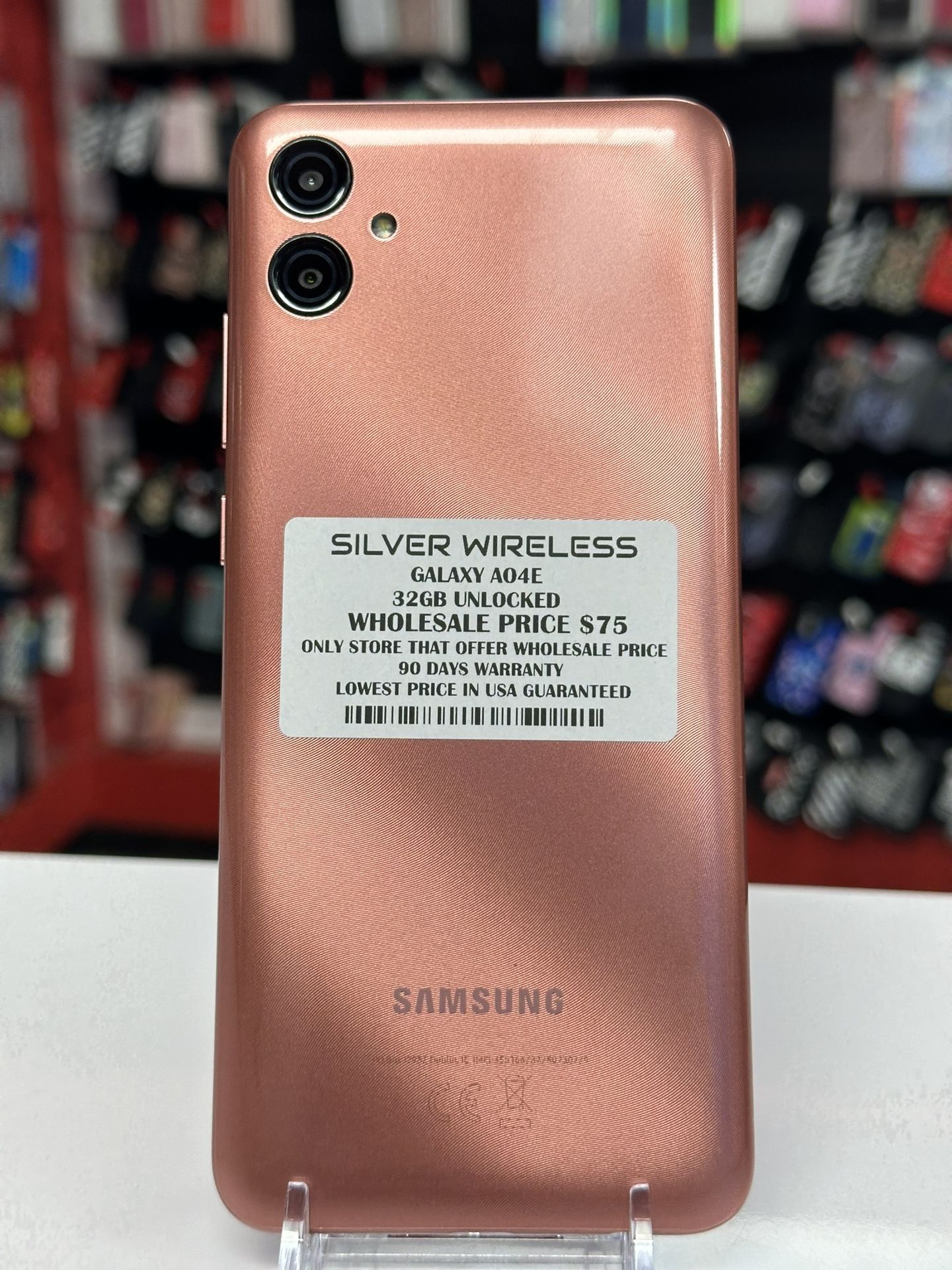 GALAXY A04E 32GB UNLOCKED