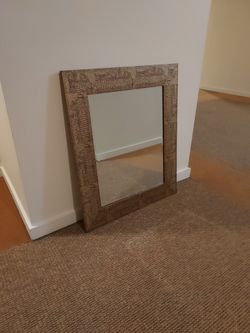 LARGE FRAMED MIRROR