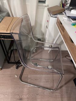 $15 ikea clear chair