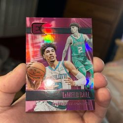 2021-22 Panini Chronicles Essentials Pink #309 LaMelo Ball Charlotte Hornets
