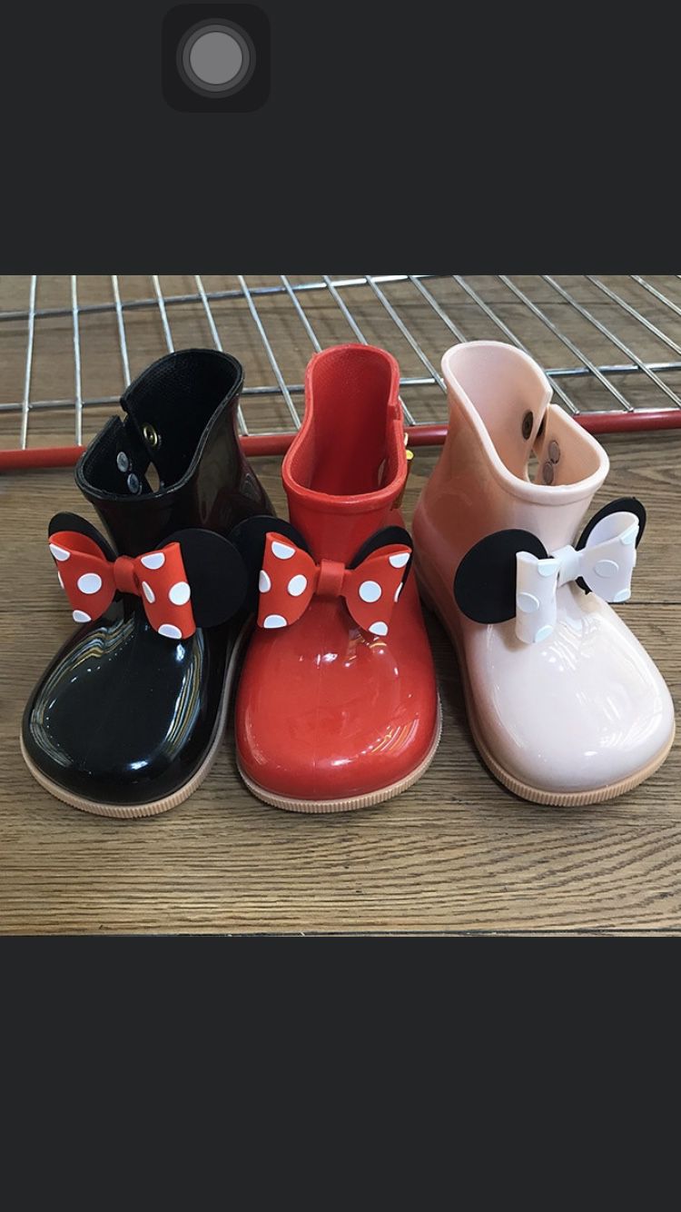 Mickey Kids Rain Boots(35261478) 🎁🚨🌲Christmas sale🎁🚨🌲preorder only!!! 4 colors Size:7.5c-12c