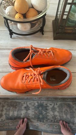 Rare Puma Cell Fusion Rickie Fowler Golf Shoes Orange Men's [11]