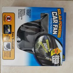 NEW Solar Powered Car Fan Cool Your Car During The Day
