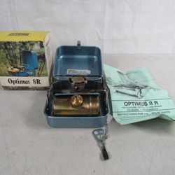 Optimus Single Burner Backpacking Camp Stove 8R Made In Sweden
