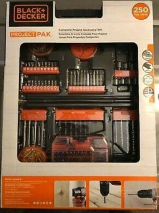 Black And Decker Project Pack ( 250 Pieces)