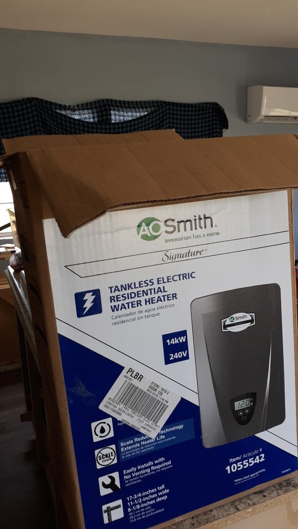 Smith tankless hot water heater