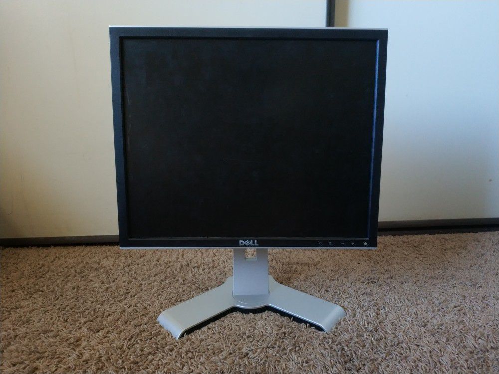 Dell 19inch Monitor with tilt, height adjust, rotate, and swivel