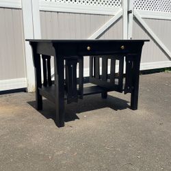 Antique Wooden Desk Refurbished 
