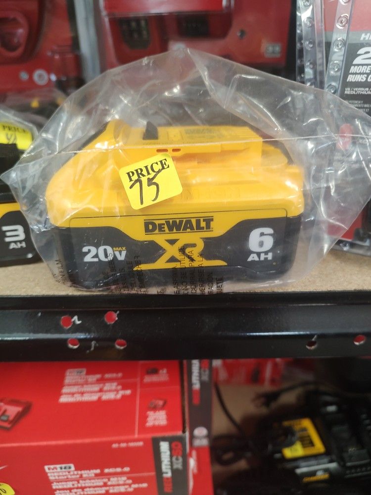 DeWalt 20 V Max Xr6.0 Battery