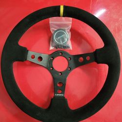 NRG Steering Wheel And Horn Button 