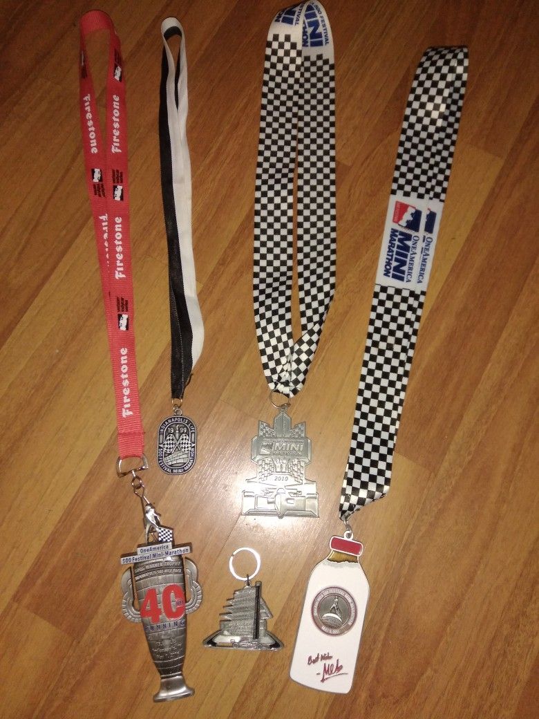 500 Festival Mini Marathon Medals
