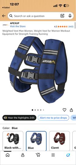 Weighted vest