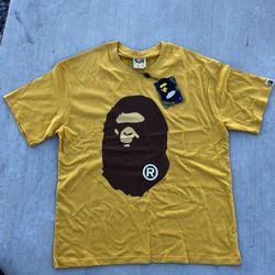 BAPE Ape Head T-Shirt (Yellow)
