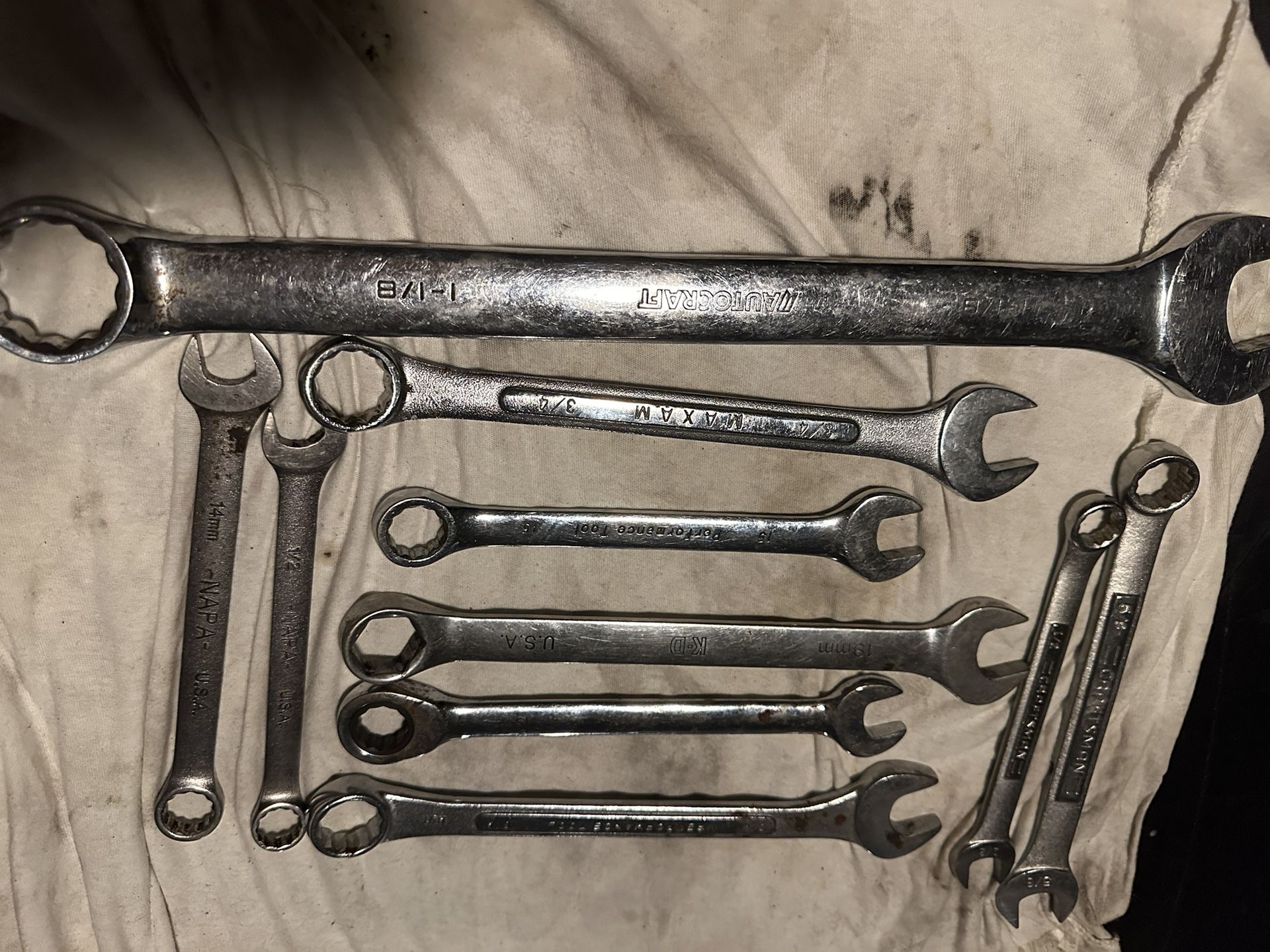 Mechanic wrenches 