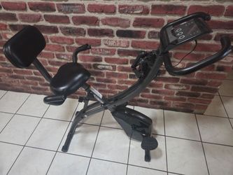 Fitnation Folding Recumbent Exercise Bike
