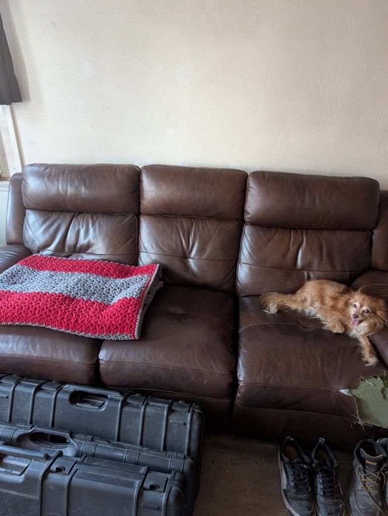 Leather Couch