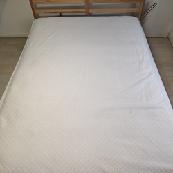 FULL Bedframe + Mattress Solid Pine with Bed Base Bed Frame