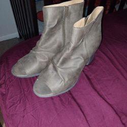 Open Toe Boots