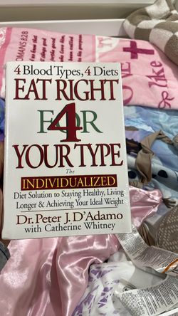 Book HardCover Eat right for you blood type