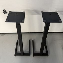 (2) Adjustable Speaker Stands (Excellent Condition) 