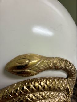 Snake decor bowl