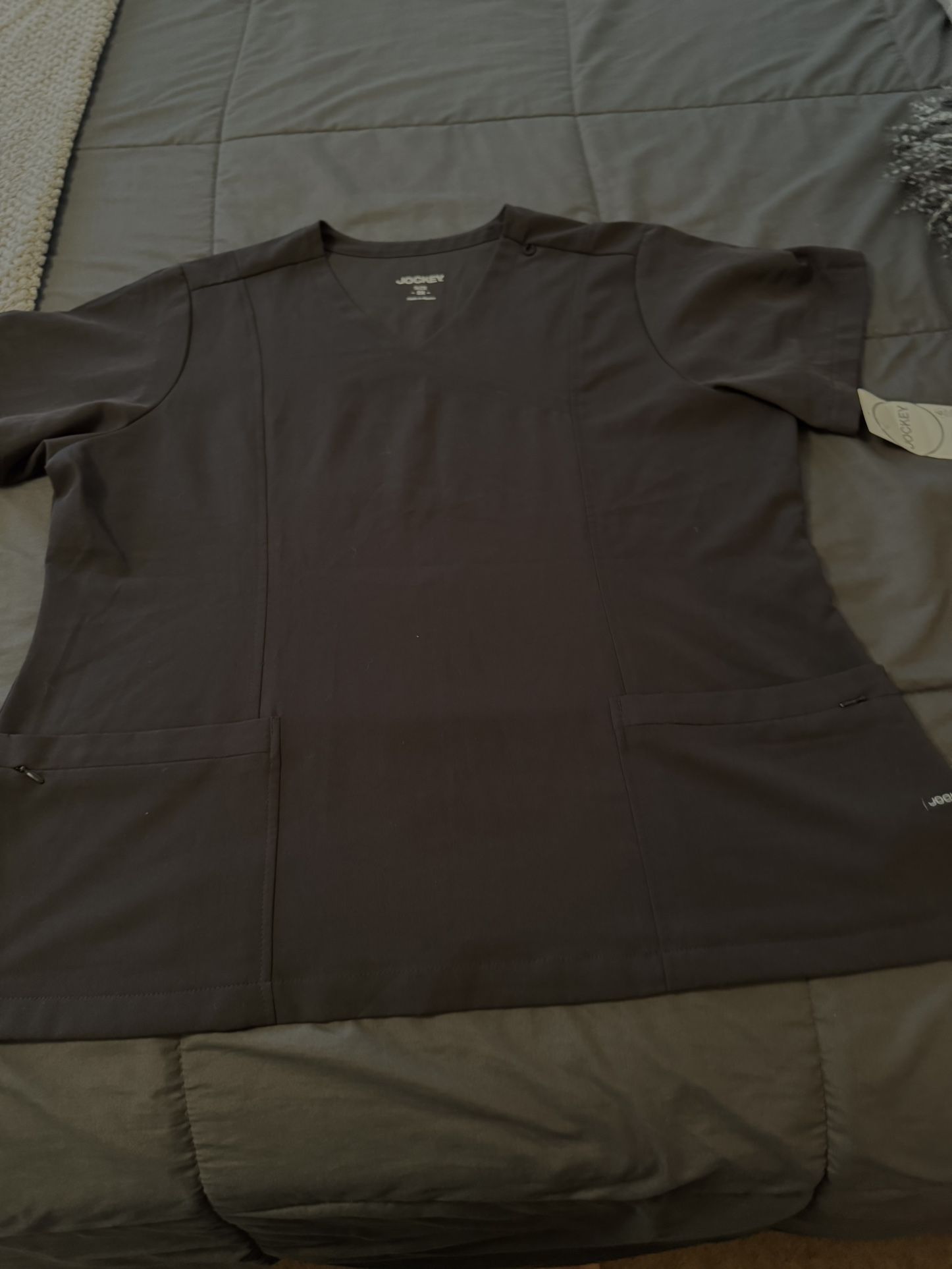 NWT Jockey Scrub Top