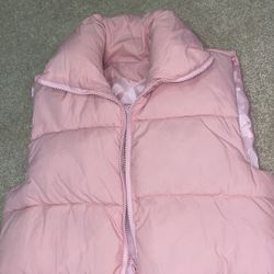 Pink Puffer Vest