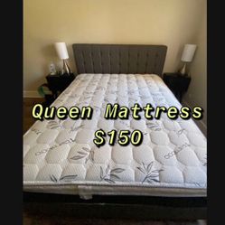 BRAND NEW PILLOW TOP MATTRESSES ✅ COLCHONES NUEVOS PILLOW TOP 💯‼️   QUEEN SIZE $150 ❌ $210 With Box Spring   FULL SIZE $140❌ $200 With Box Spring💥 