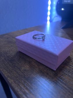 Silver Engagement Ring