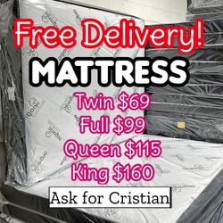New Mattresses  Twin mattress Full mattress Queen mattress  King mattress  Colchones nuevos  Beds 