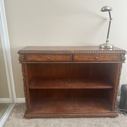 Hooker brand Desk and Bookcase 