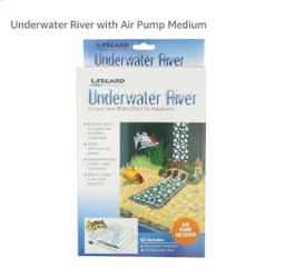 Aquarium Underwater River with Air Pump Medium