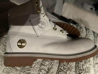 Timberland 6-Inch Waterproof Boot White Gold